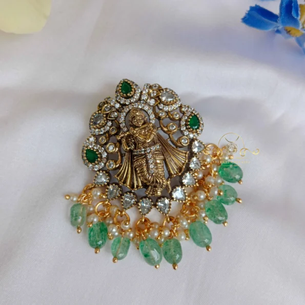 Attractive Victorian Krishna Pendant