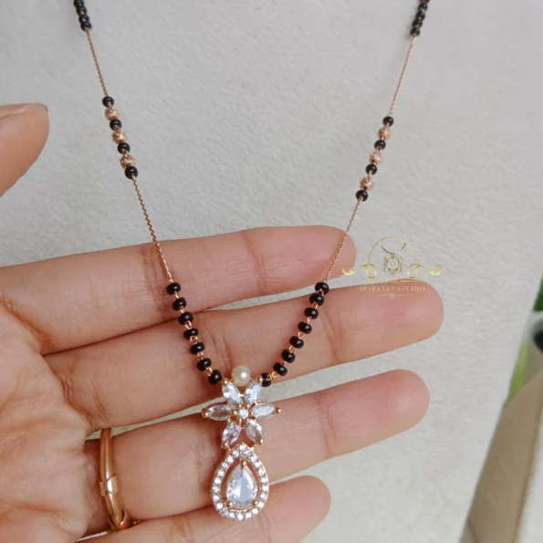 AD Flower Drop Mangalsutra