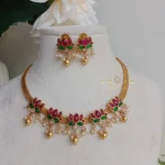 Gorgeous Lotus in Antique Chain