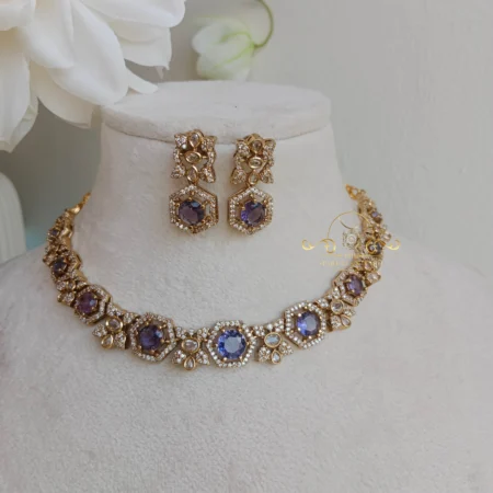 Gorgeous Amethyst AD Set