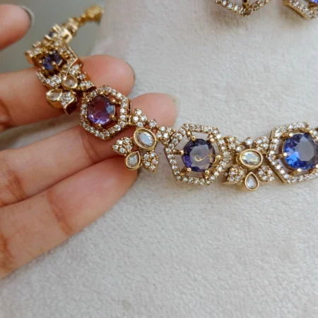 Gorgeous Amethyst AD Set