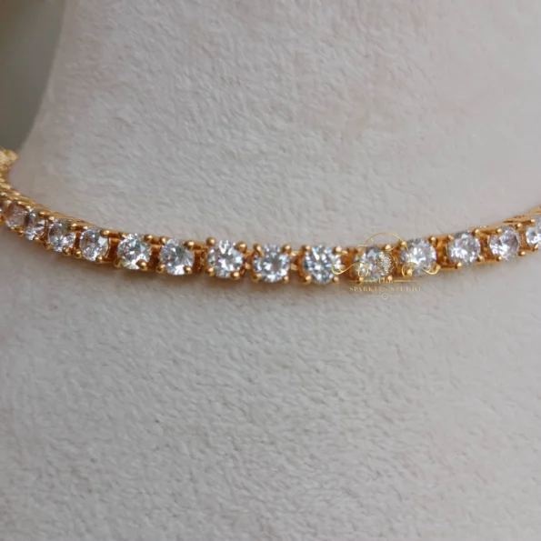 Single Layer Solitaire Necklace