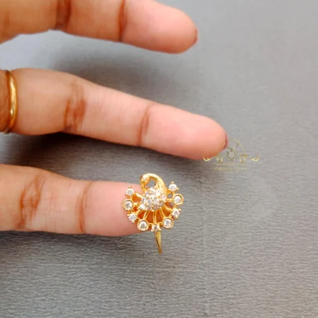 Cute Peacock Nose Pin