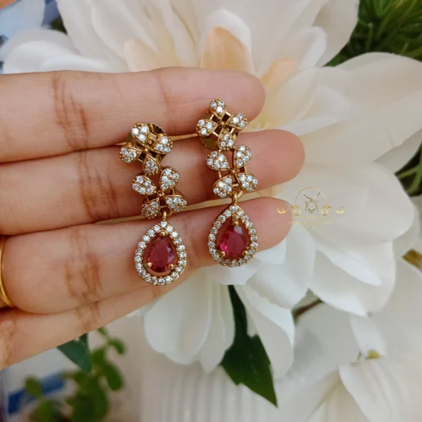 Pretty Butterfly Neckset with Coloured Stone