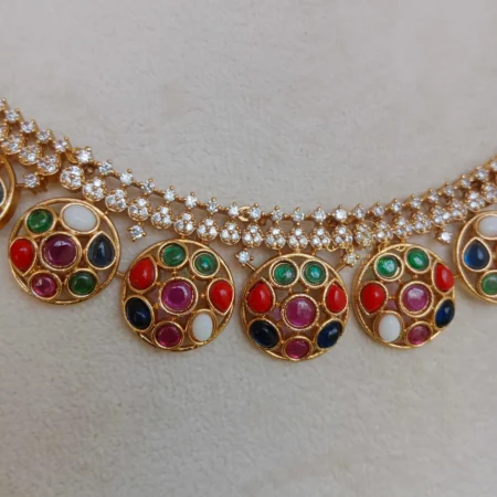 Stunning Navrathna Neckset