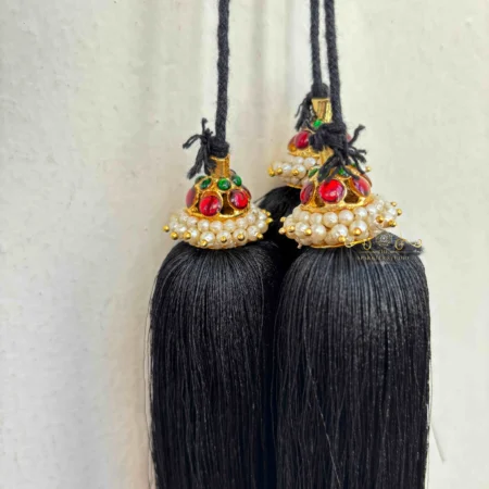 Pearl Jhumka Jada Kuchu