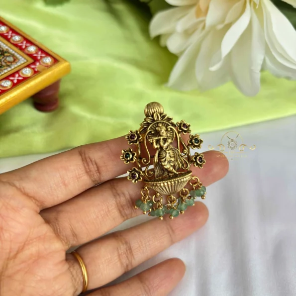 Cute Krishna Antique Pendant