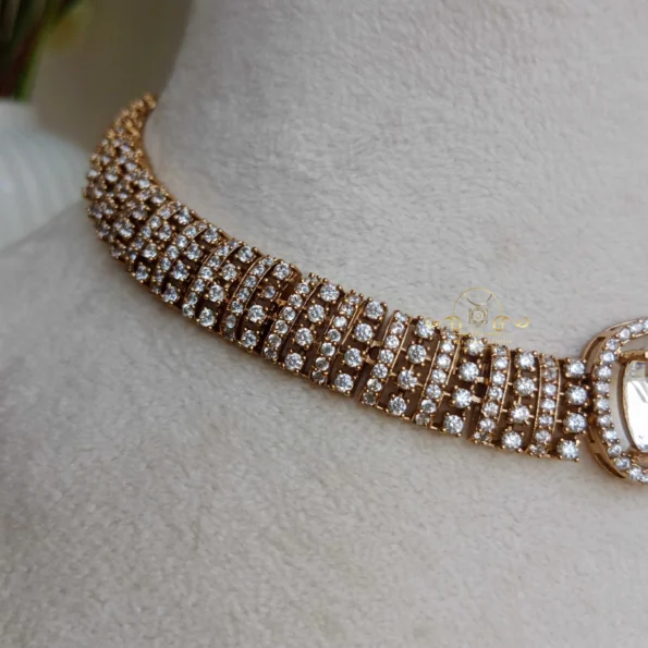 Mesmerising White Stone Victorian Set