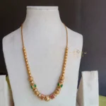 Gold Beads Chain with Square Gold Beads