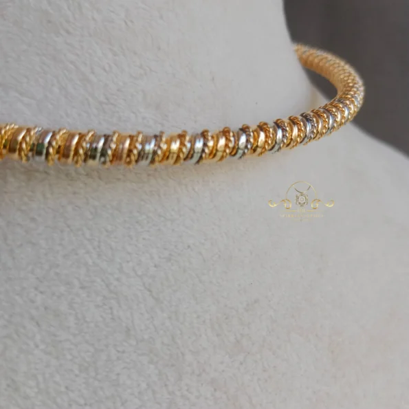 Gold and Silver Hasli Neckset