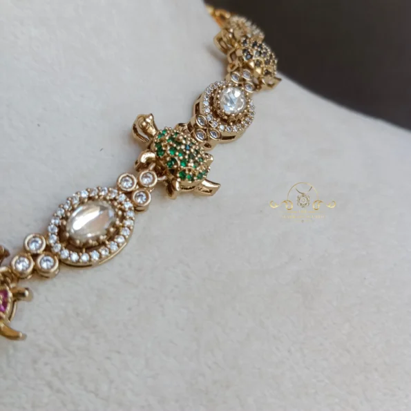 Pretty Pink Turtle Victorian Neckset