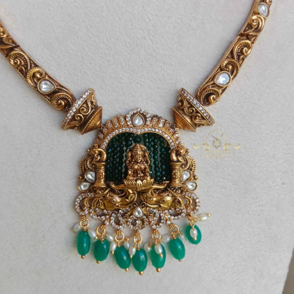 Pretty Lakshmi Ganesha Antique Neckset