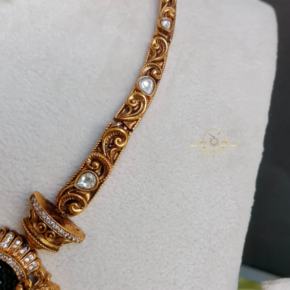 Pretty Lakshmi Ganesha Antique Neckset