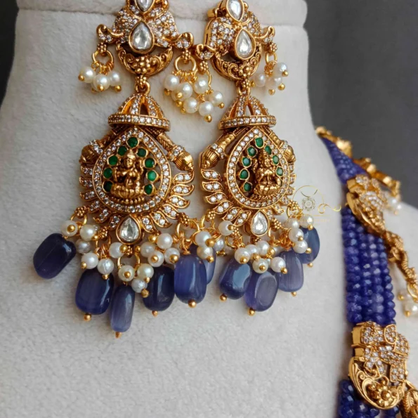 Heritage Purple Beads Victorian Antique Haram