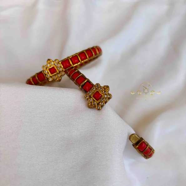 Stunning Coral Bangles