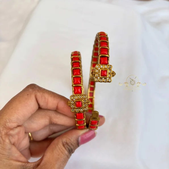 Stunning Coral Bangles