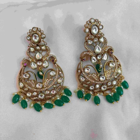 Dazzling Long Massonite Victorian Earrings