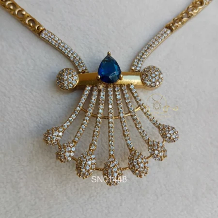 Stylish AD Set with Sapphire