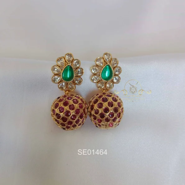 Cute Kemp Jhumkis