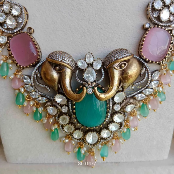 Royal and Grand Massonite Victorian Necklace