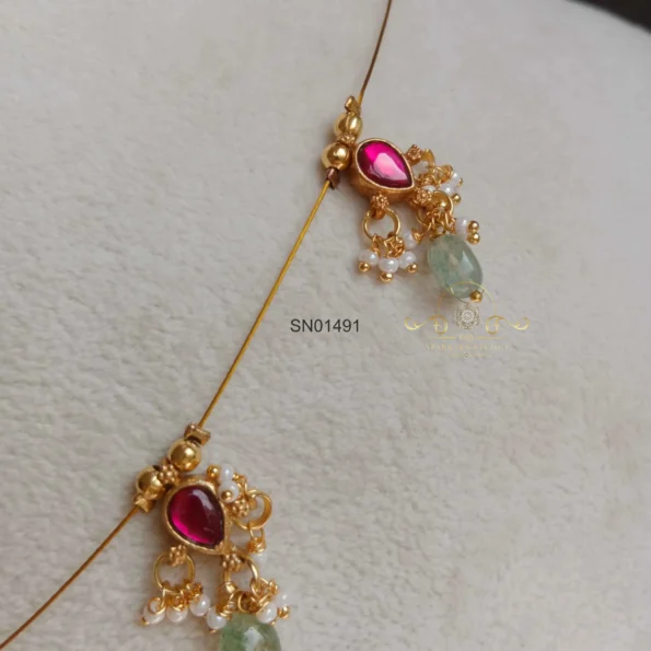 Invisible Lotus Jadau Neckset