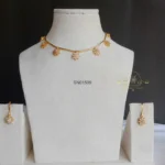 Pretty AD Flower Drop Neckset