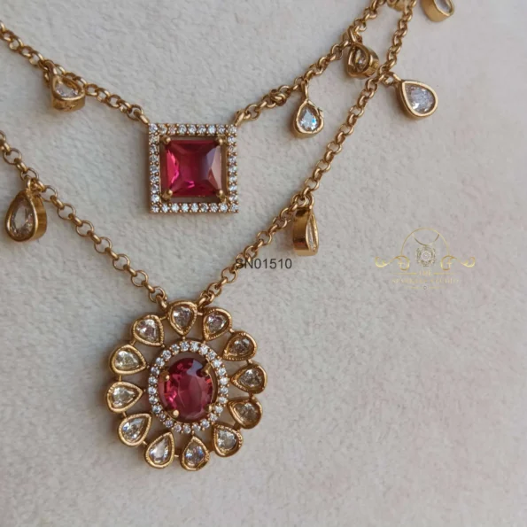 two Layer Ruby and AD Drop Set
