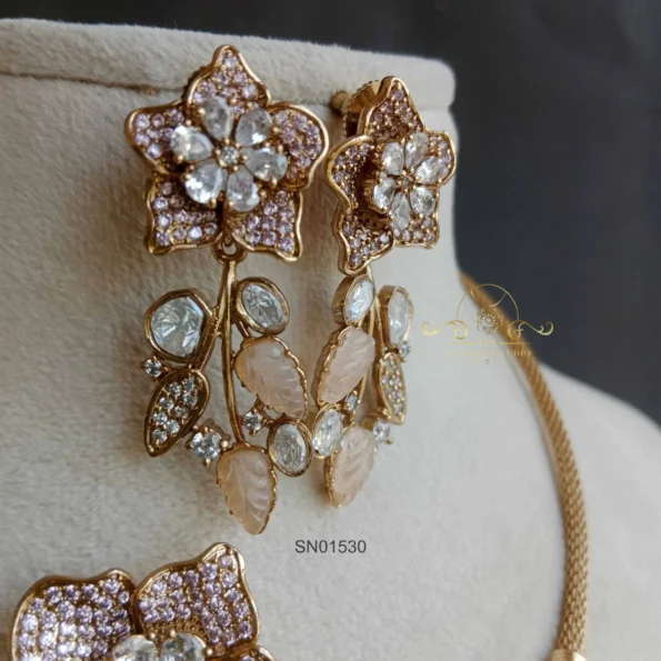 Ethereal Victorian Front Open Hasli Set