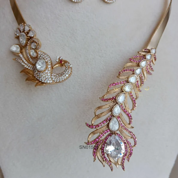 Shimmering Peacock Victorian Front Open Set