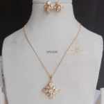 Pretty Victorian Massonite Pendant Set