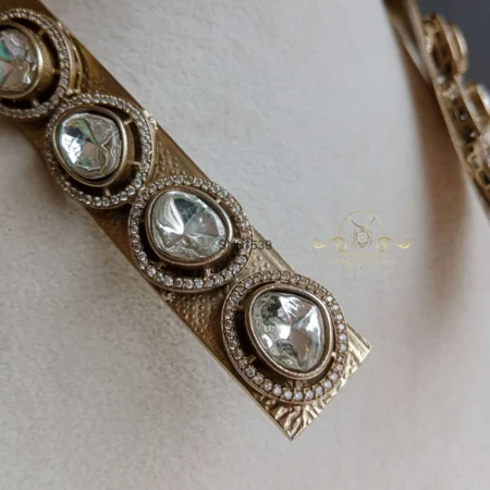 Modern Open Collar Victorian Massonite Neckset