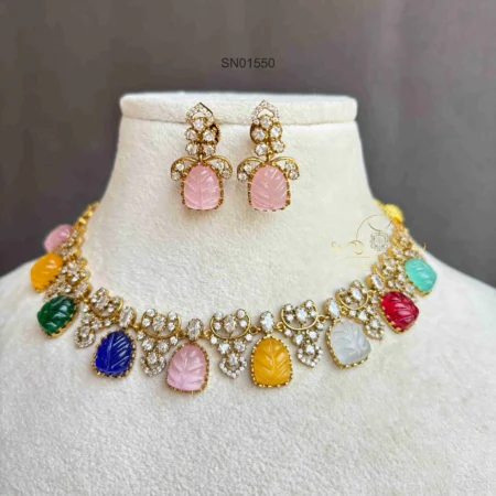 Victorian Multicolor Stone Set