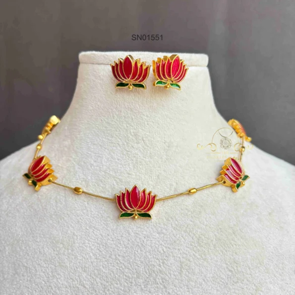 Enamel Lotus Set