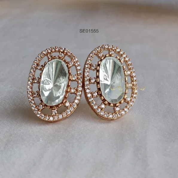 Oval Massonite Stud