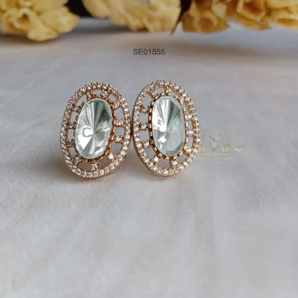 Oval Massonite Stud