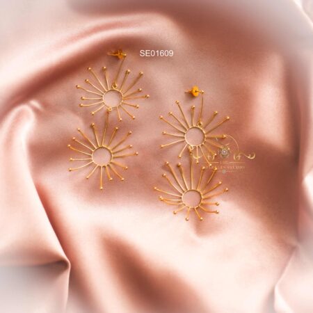 Long sun earrings