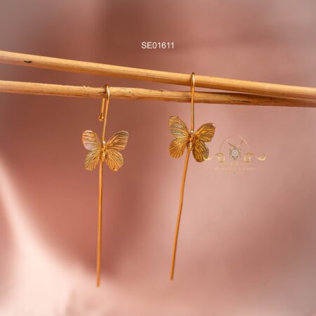 Attractive butterfly ear cuffs