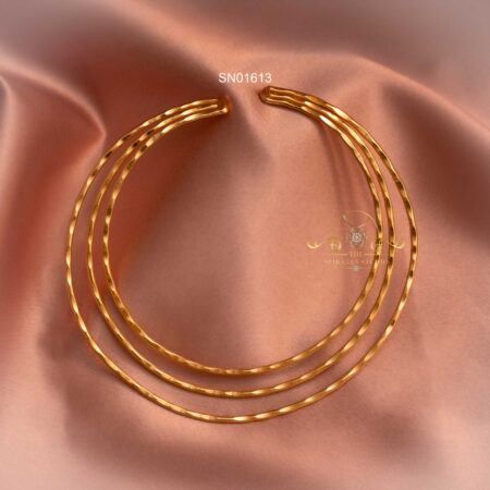 Modern Three Layer Hasli Necklace