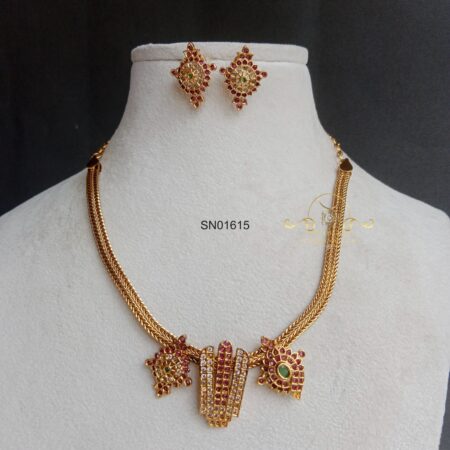 Sanku Chakra Antique Neckset