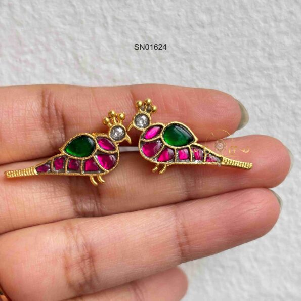 Jadau Bird and Lotus Neckset