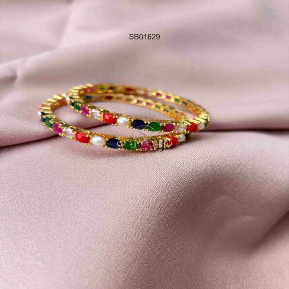 Navrathna Stone Bangles
