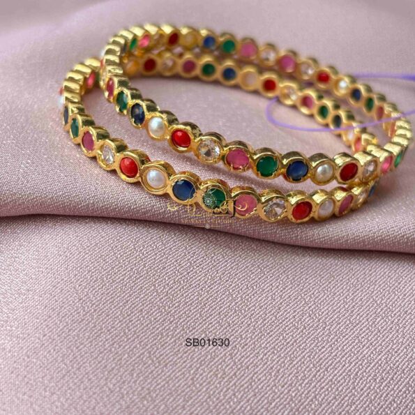 Traditional Narathna Stone Bangles