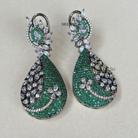 Emerald Drop Earrings