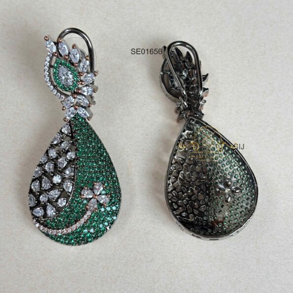Emerald Drop Earrings