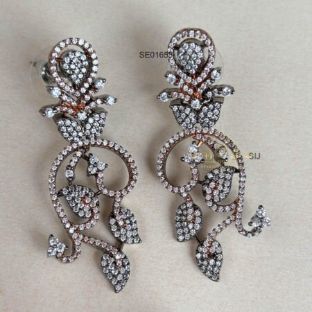 Sparkling AD Drop Earrings