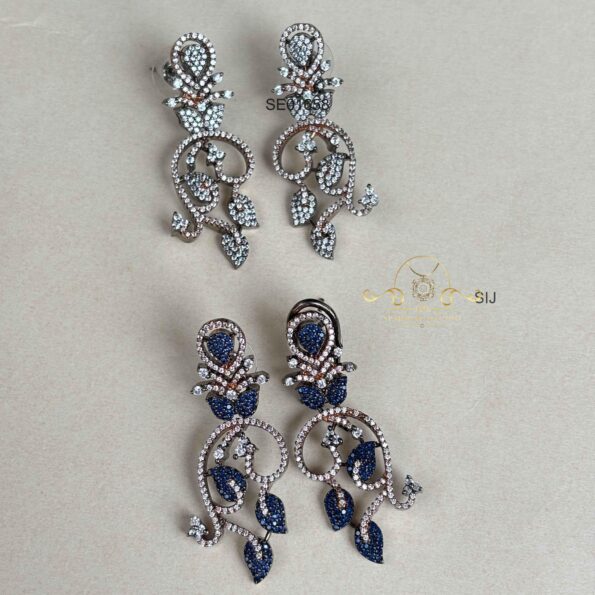 Sparkling AD Drop Earrings