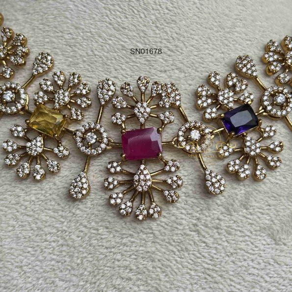 Multicolour Victorian Neckset