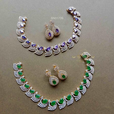 Sanku AD Necklace Set