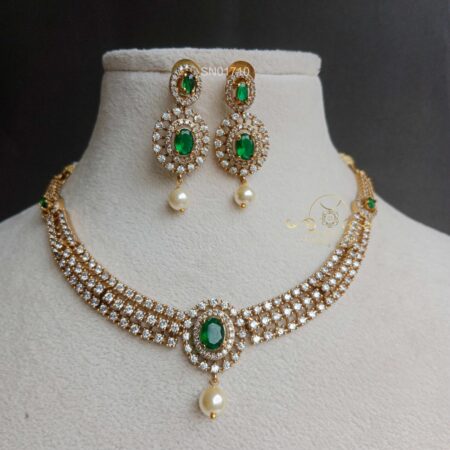 Emerald AD Necklace Set