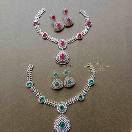 Diamond Replics Necklace Set
